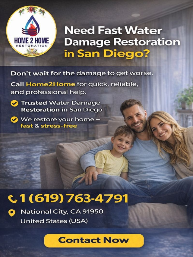 Water Damage Restoration in San Diego